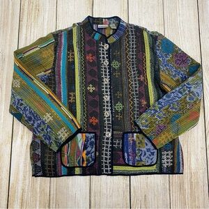 Chico’s Long Sleeve Quilted Button Down Jacket